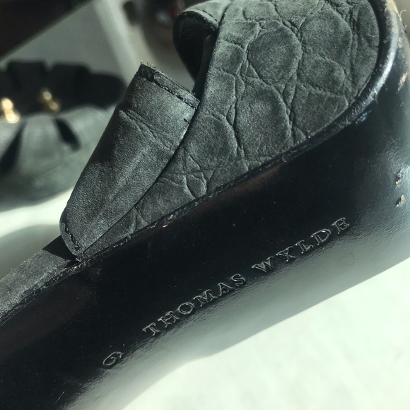 Thomas Wylde Studded Platform Pumps - Picture 11 of 12